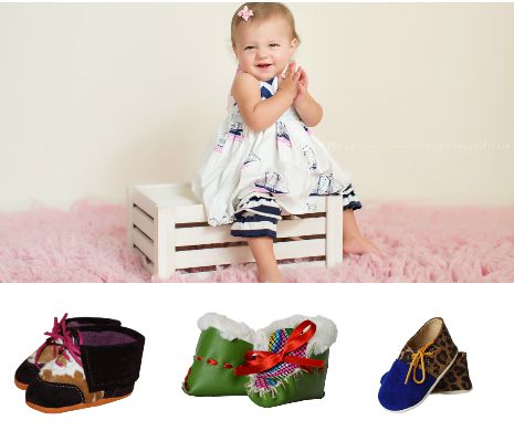 Pantofi adorabili pentru bebeluşi la modă