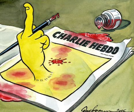 Presa din întreaga lume, în DOLIU după atacul asupra publicaţiei Charlie Hebdo. Ce au titrat principalele ziare astăzi | GALERIE FOTO