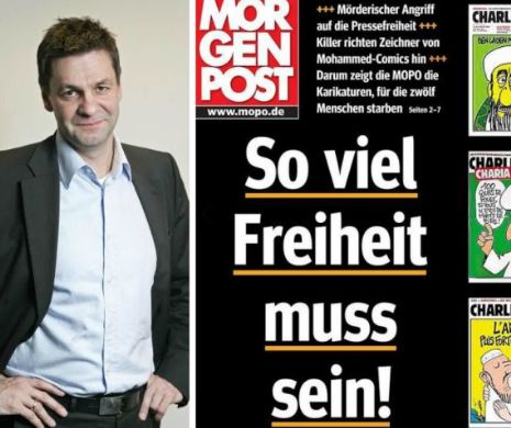 Redactorul-şef al tabloidului german Hamburger Morgenpost, atacat după ce a reprodus caricaturi din “Charlie Hebdo”, se confesează în premieră: “Libertatea presei nu poate fi împuşcată!”