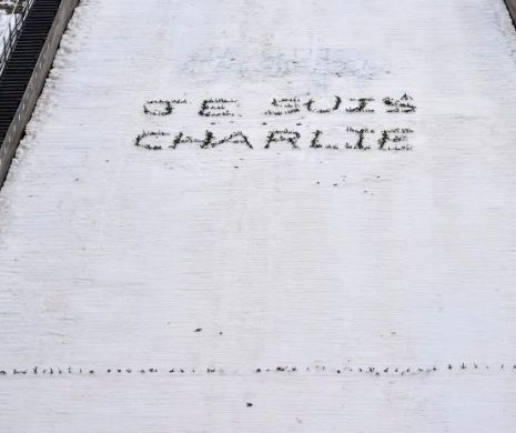 Unde a aparut mesajul "Je suis Charlie" in ziua marsului de 1 milion de oameni din Europa. Toti au privit emotionati