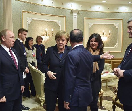 ANUNŢUL făcut de Putin, Hollande, Proşenko şi Merkel. Au decis asta după ce au vorbit la telefon