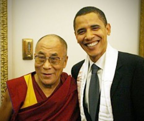 China comunisă face scandal pentru că Obama și Dalai Lama s-au salutat de la distanță