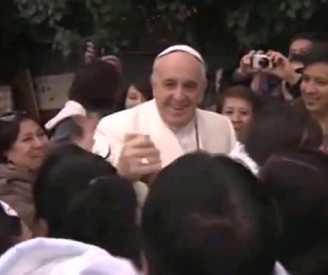 Cum au reacționat Romii când s-au POMENIT cu papa în vizită | VIDEO