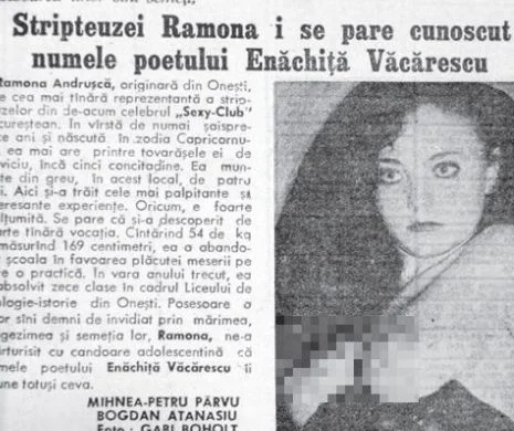 Memoria EVZ. Stripteuzele din București îl citeau pe Ienăchiță Văcărescu