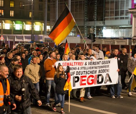 O manifestaţie a mişcării antiislam Pegida a avut loc la Viena