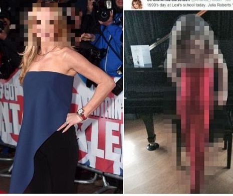 O vedetă TV, acuzată că şi-a trimis fiica la şcoală îmbrăcată ca o prostituată FOTO