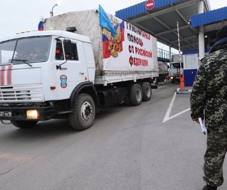 Rusia a trimis un nou convoi umanitar cu în estul Ucrainei