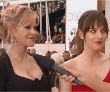 Tensiuni mari la Oscar între Melanie Griffith şi Dakota Johnson