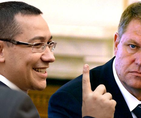 Victor Ponta şi Klaus Iohannis, discuţii la Cotroceni