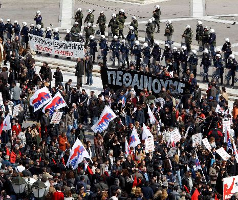 Anarhiştii din Grecia au ocupat sediul partidului Syriza