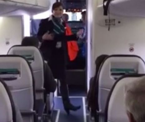 DECIZIA uimitoare a unei STEWARDESE. Ce-a făcut într-un avion plin cu pasageri | VIDEO