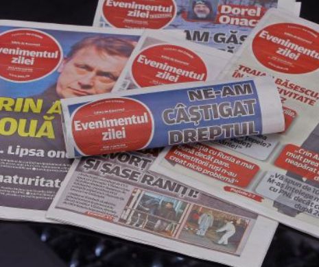 EVENIMENTUL ZILEI, cel mai vândut ziar quality din România