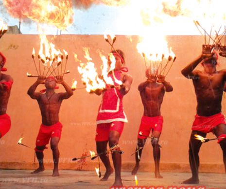 FOARTE TARE! Negrii din Togo vor dansa, la Vaslui, „Hora din străbuni”
