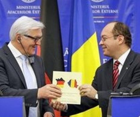 Gafă diplomatică. Bogdan Aurescu i-a înmânat ministrul german de Externe o harta a Franţei cu drapelul german
