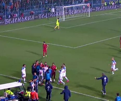 PRELIMINARII CE. Muntenegru - Rusia, 0-0. Incidente GRAVE la Podgorica. Meciul a fost SUSPENDAT. Rezultatele de vineri.