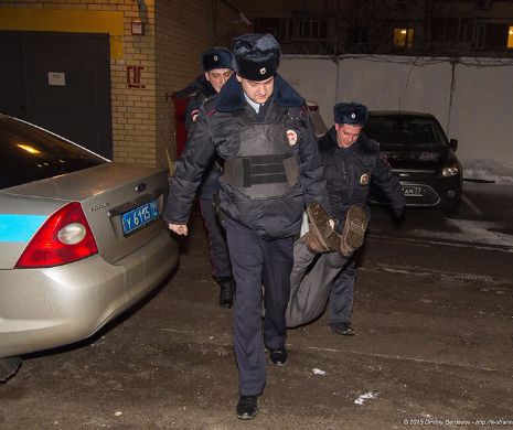 Cum arată o noapte de patrulare cu polițiștii ruși, la datorie | GALERIE FOTO