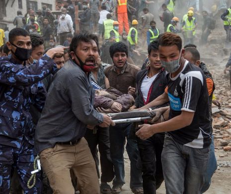 Cutremur de 7,5 grade în Nepal. Nu există victime