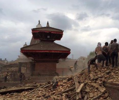 Cutremurul din Nepal. Centrul istoric din Kathmandu, devastat. Zeci de clădiri istorice, rase de pe fața pământului