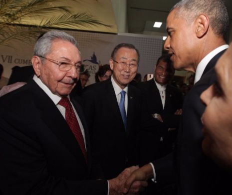 Intâlnire istorică între Barack Obama şi Raul Castro. ”Obama este un om cinstit”