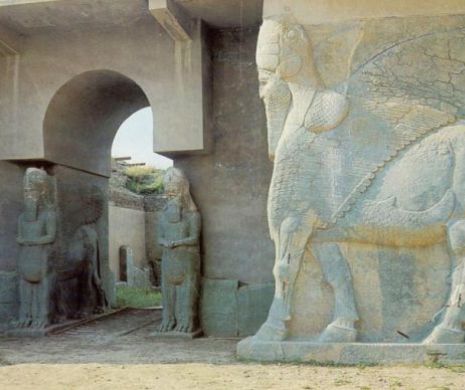 MĂCEL cultural. Primele imagini cu distrugerea orașului antic Nimrud de jihadiștii din Statul Islamic