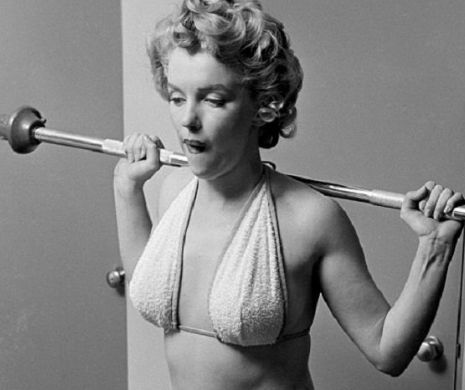 Marilyn Monroe la gimnastică | VIDEO