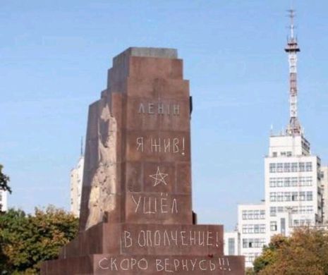 „Partizanii din Harkov” AMENINȚĂ: „Omorâm CINCI ucraineni pentru fiecare MONUMENT Sovietic DEMOLAT”