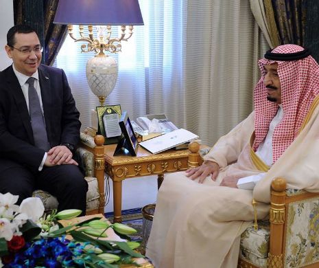 Victor Ponta s-a întâlnit cu regele Arabiei Saudite
