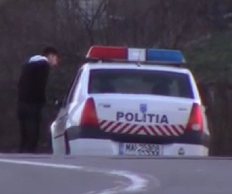 VIDEO Discutie halucinanta intre un sofer si un politist, in Vinerea Mare!