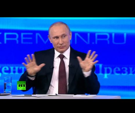 Vladimir Putin „dialoghează” astăzi cu cetățenii în show-ul televizat „linia directă”