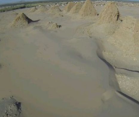 IMAGINI în premieră. Cum arată piramidele NUBIENE din deșertul sudanez | VIDEO