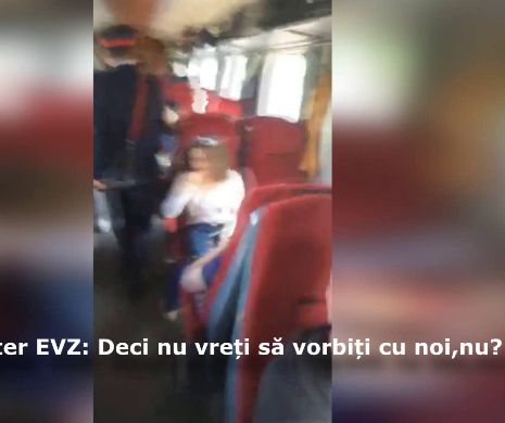 Încă un episod șocant în trenurile CFR ,,Nașu’ prins fără bilet” – (VIDEO)