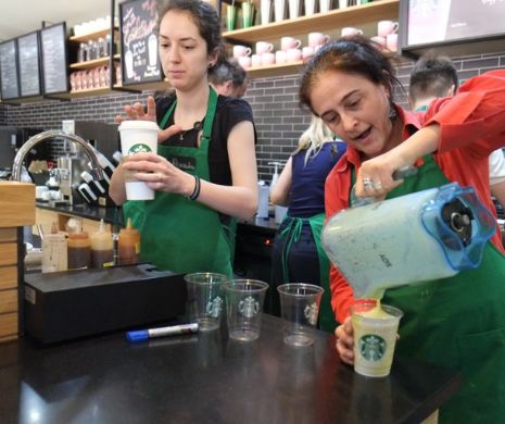 La Starbucks Novo Park îţi poţi prepara singur o băutură delicioasă