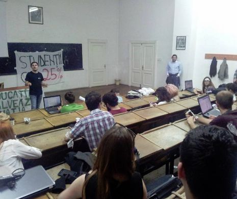 Studeții au ocupat Universitatea din București: E posibil să boicotăm și sesiunea