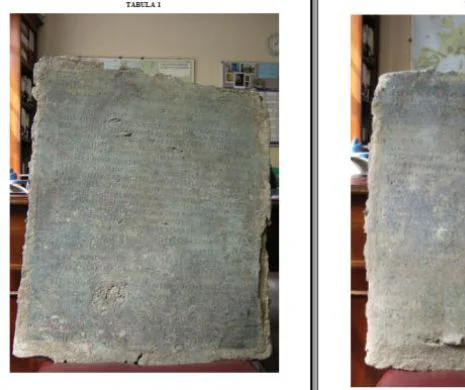 Tabulae de bronz de pe vremea lui  Marcus Aurelius, oferite la vânzare în Londra cu 80.000 de lire, aduse în România
