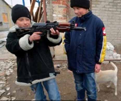 Copii ÎNARMAȚI pe FRONTUL din Ucraina!