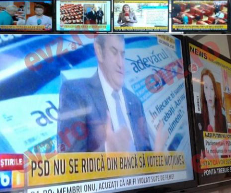 Cum se vede, la televiziunile de ştiri, cea mai FIERBINTE zi pentru Victor Ponta
