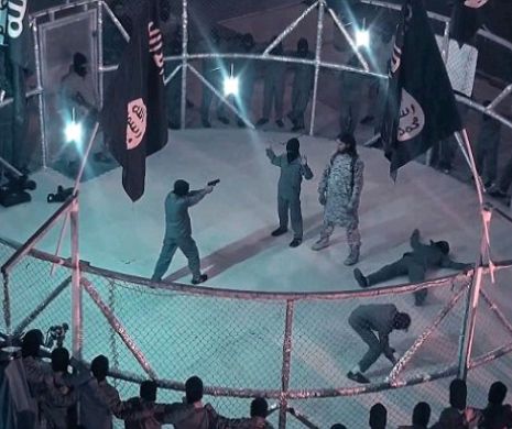 ISIS antrenează COPIII cu bătăi în CUȘTI (Video)