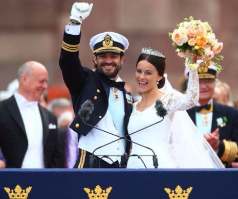 NUNTĂ REGALĂ: Prințul Carl Philip al Suediei s-a căsătorit cu fotomodelul Sofia Hellqvist | GALERIE FOTO