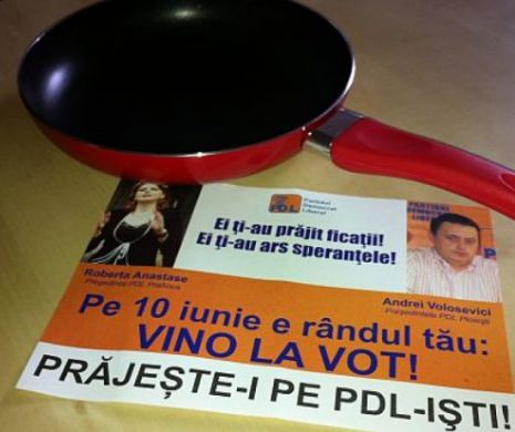 POVESTEA TIGĂILOR din Prahova cu care DNA îl arde pe Ghiţă. Senator PSD: Sloganul ales a fost “Arde-i pe pedelişti!”, iar tigăile au fost obiectul de propagandă electorală ales de noi