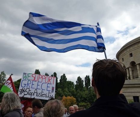 Solidaritate cu Grecia: manifestaţii la Bruxelles şi Amsterdam