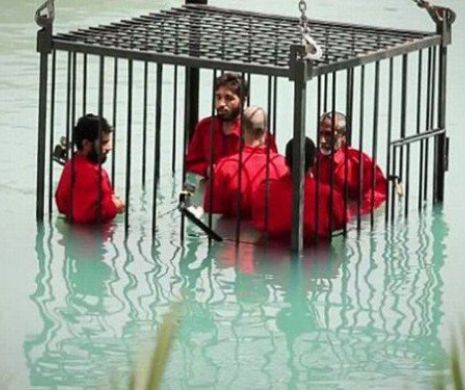 Statul Islamic, noi inregistrari socante. ISIS publica imagini in care prizonerii sunt inecati sau executati cu o bazooka