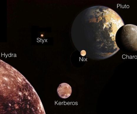 Straniul dans cosmic executat de lunile lui Pluto VIDEO