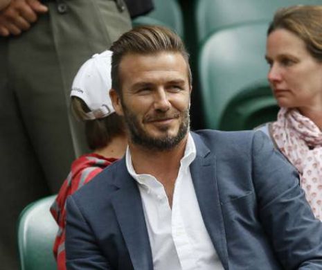 Beckham prinde fără efort mingea la Wimbledon | VIDEO