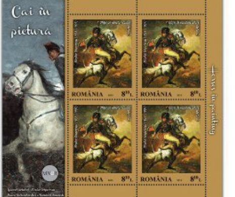Caii i-au inspirat pe pictorii români, iar lucrările lor sunt prezentate în timbre