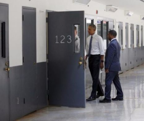 Obama, la ÎNCHISOARE. Este primul președinte în exercițiu care întră într-un centru de detenție | GALERIE FOTO