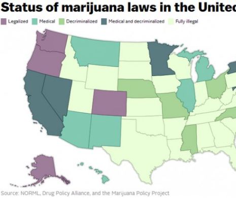 Oregon, al patrulea stat american care a legalizat consumul recreaţional de marijuana