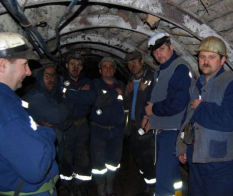 25 de angajați ai minei Băița protestează în subteran de marţi dimineaţa. Prefectul de Bihor: Mă interesează sănătatea oamenilor de acolo