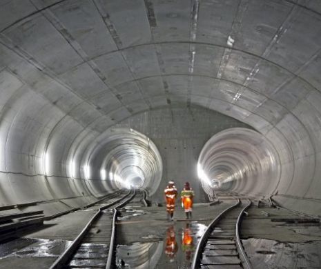 Construcţia celui mai mare tunel feroviar din lume a fost finalizată | Video