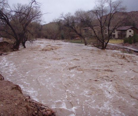 Inundaţii în Focşani