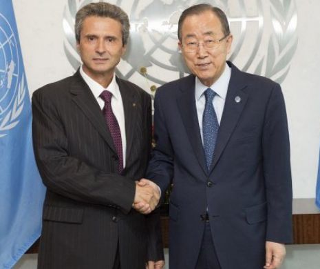 Noul Ambasador al României la ONU şi-a prezentat scrisorile de acreditare secretarului general Ban Ki-moon
